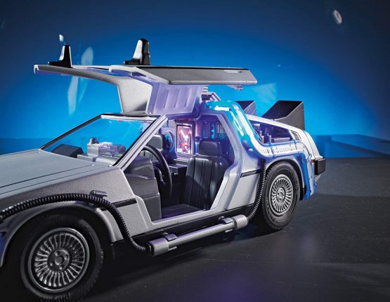 Playmobil 70317 Back To The Future Delorean with Figures and Features, for Ages 5+, Multicoloured, 385 x 94 x 284 mm - Image 4