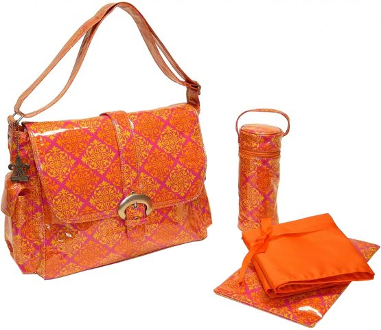 Kalencom Fashion Diaper Bag, Changing Bag, Nappy Bag, Mommy Bag, Coated Buckle Bag (Medallion Passion)