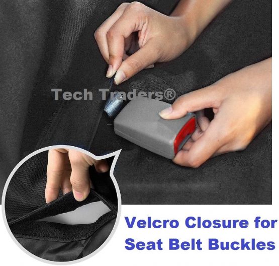 Tech Traders ® Heavy Duty Waterproof Dog Seat Cover,Auto Rear Seat Protector Cover Travel Car Waterproof Hammock Pet Heavy Duty Mat - Image 4