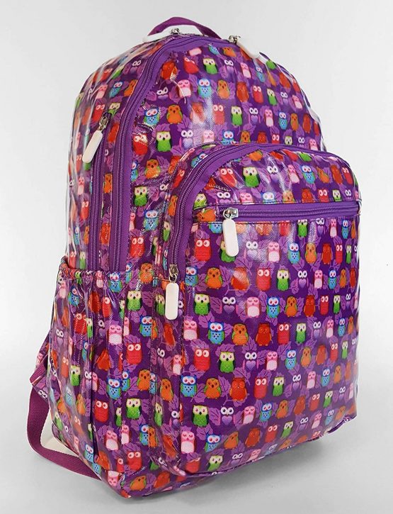 GFM® Gloss Finish OilCloth Waterproof Backpack for Everyday use, School, College, Gym, Travel etc (1118) - Image 2