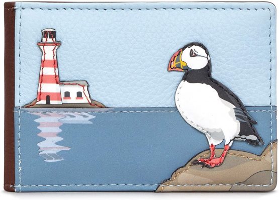 Puffin Island Leather Travel Pass Holder by Yoshi - Image 3