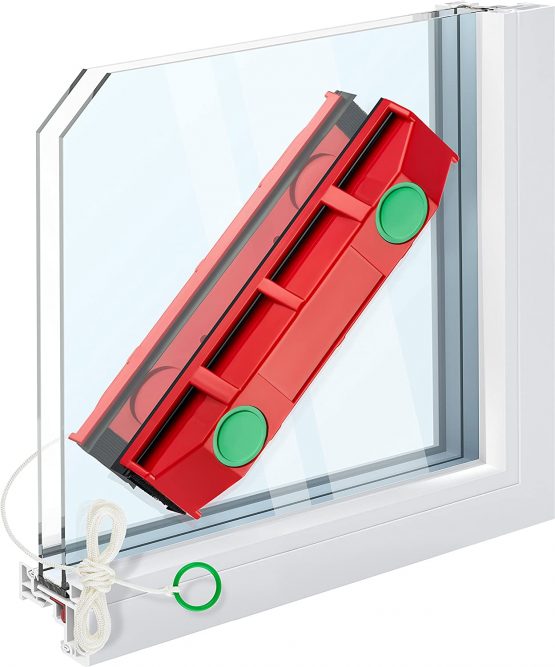 Tyroler Bright Tools the Glider D-3 Magnetic Window Cleaner for Double Glazed Windows Fits 20-28 mm Window thickness. Glass cleaner