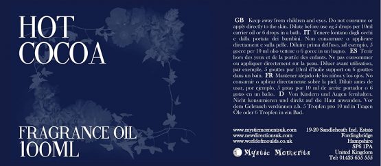 Mystic Moments | Hot Cocoa Fragrance Oil - 100ml - Image 2