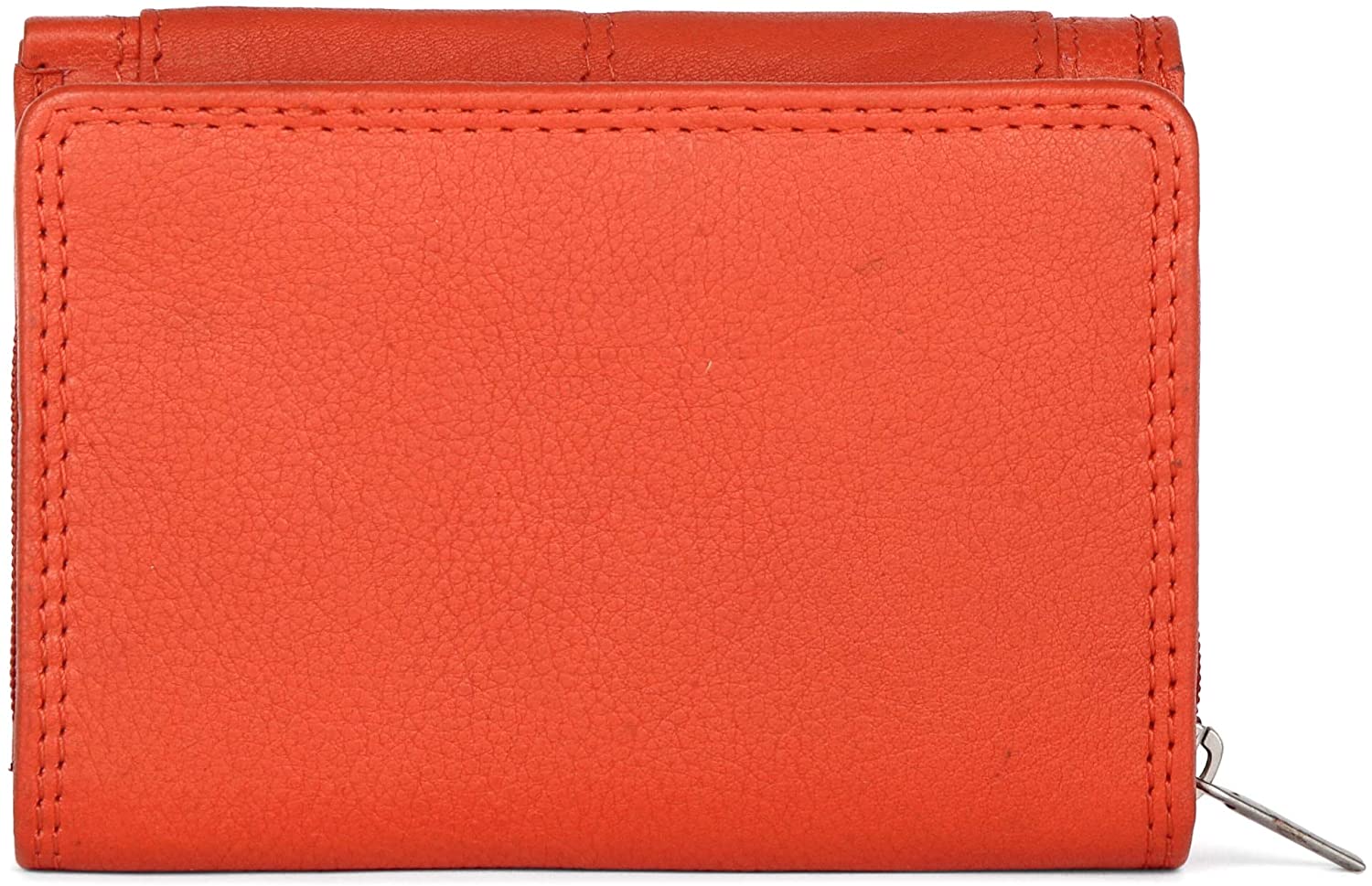 Ladies Rfid Protection Real Leather Purse Card Women Wallet Zip Coin Pocket - Image 4