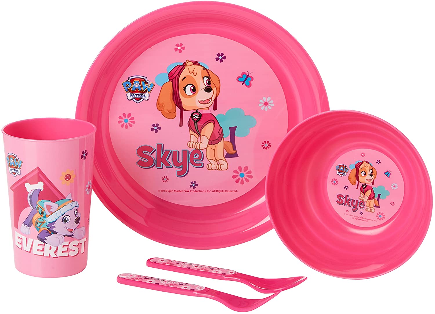 PAW PATROL 4620BL-5886 Breakfast/Lunch and Dinner Set, Pink