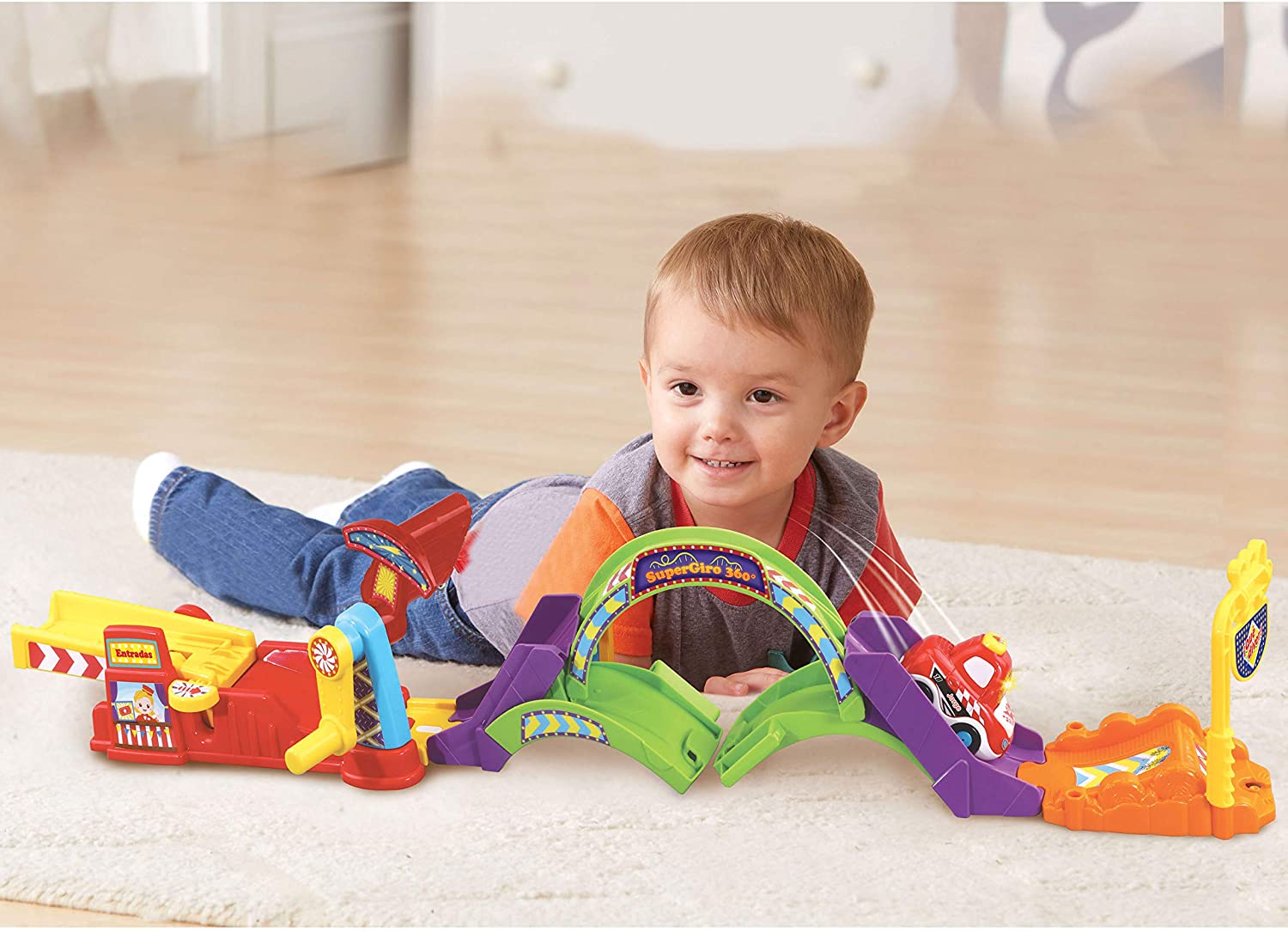 VTech- TTB Superturn 360º Tracks Cars Looping Tut (3480-534922), Assorted Colour/Model, Assorted Colours, Medium - Image 3
