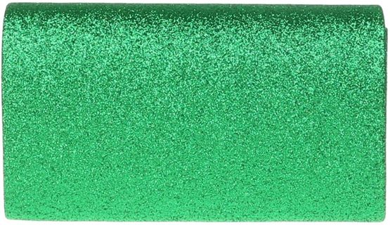 Girly Handbags Glitter Plain Clutch Bag - Image 3