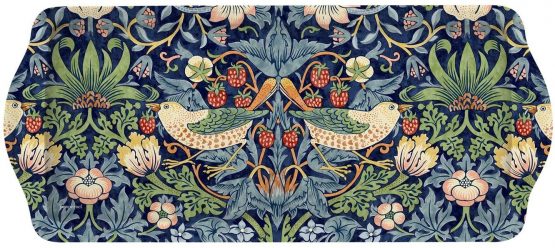 Pimpernel Strawberry Thief Blue Sandwich Tray, Multicoloured