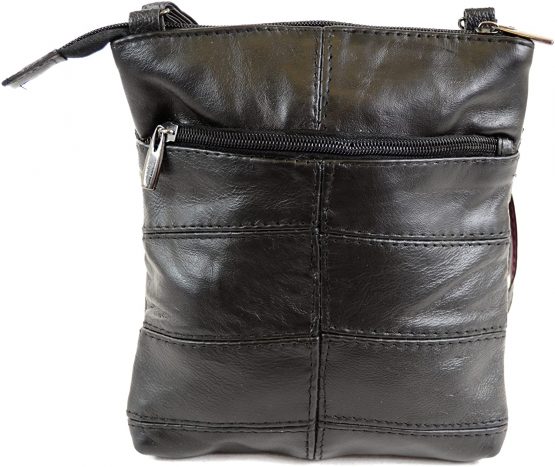 Lorenz Leather Cross Body Bag In Black 3780 - Image 2