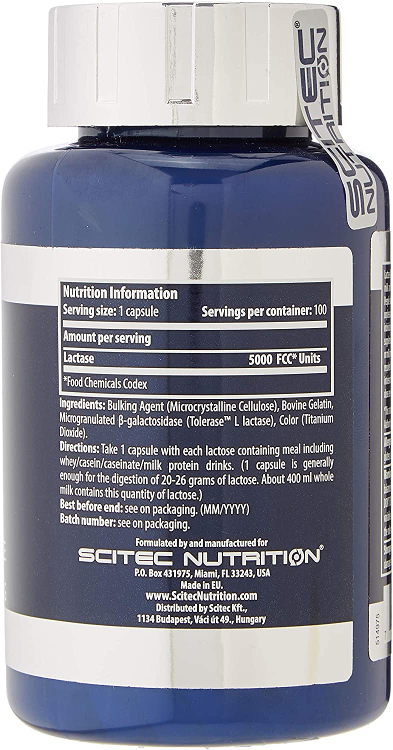 Scitec Nutrition Lactase Enzyme 100 Capsules, 100 count (Pack of 1) - Image 3
