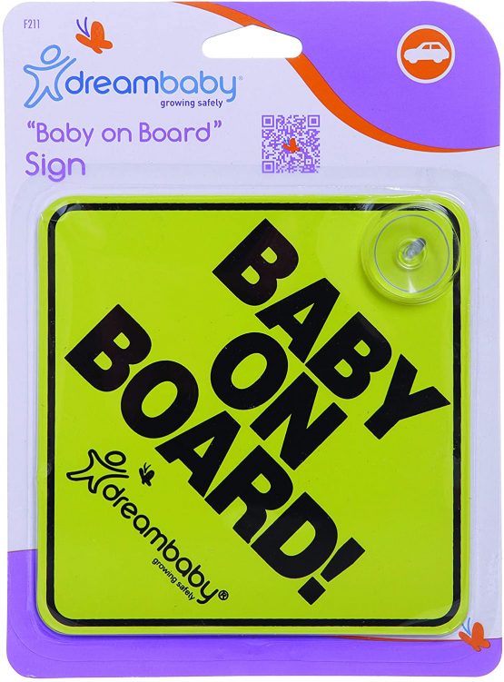 Dreambaby Baby On Board Sign - Baby Safety Awareness Warning Decal - Model F211 - Image 4