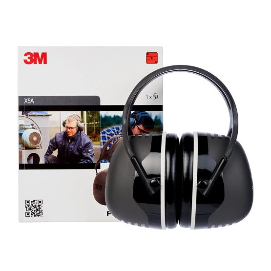 3M PELTOR X5A Ear Defenders Headband, Black - Image 4