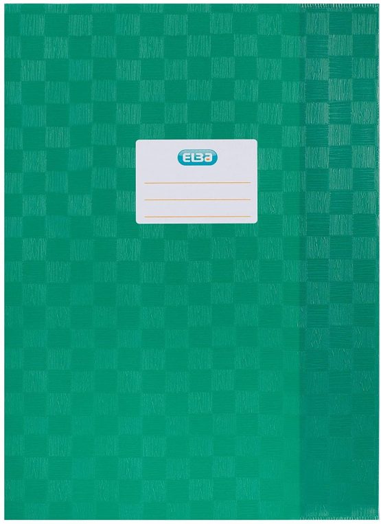 Elba 100800039 Notebook Covers A4 Pack of 10 Embossed Raffia Design Book Cover in 5 Colours Assorted Book Cover Flexible and Wipe-Clean - Image 3