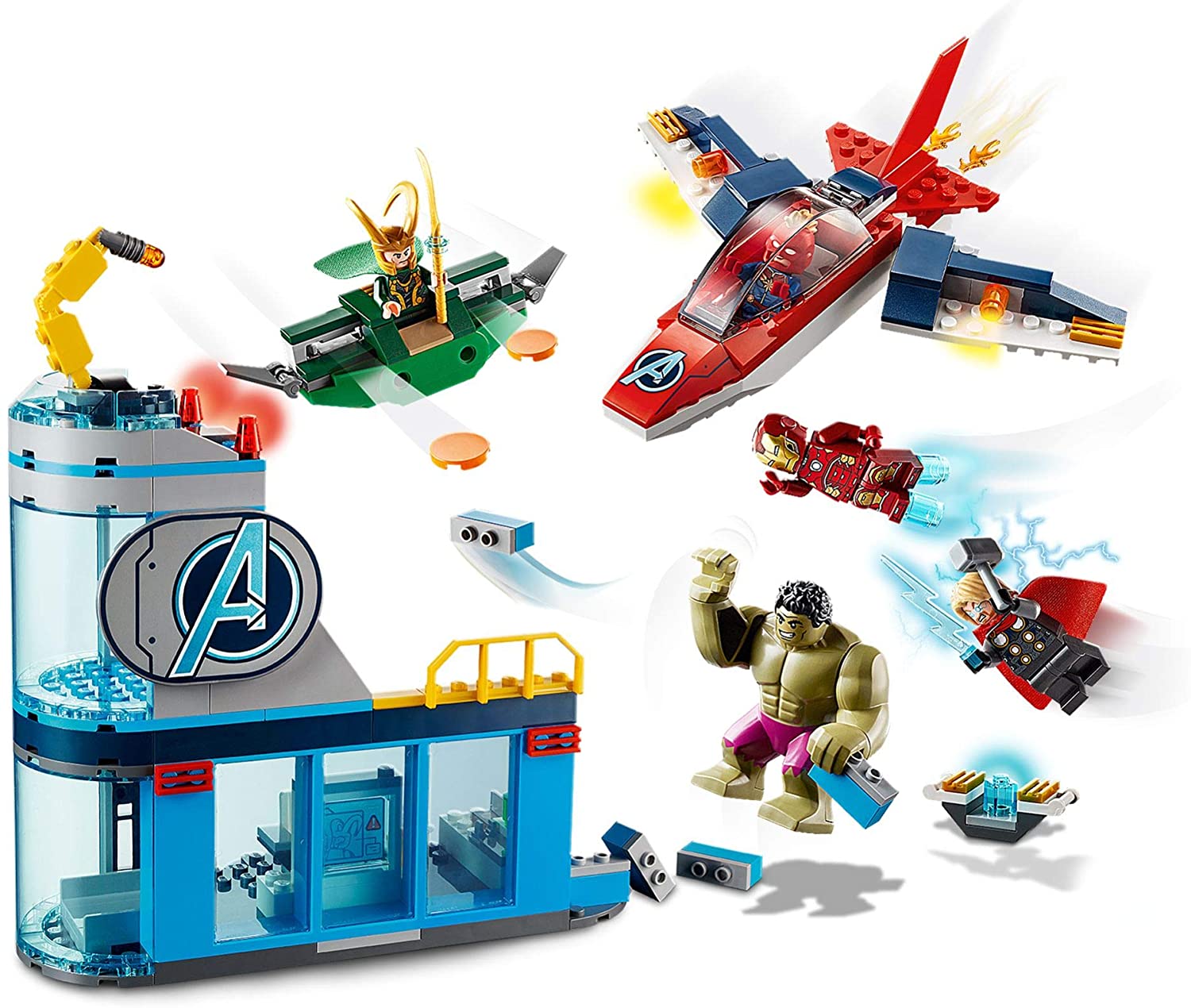 LEGO 76152 Super Heroes Avengers Wrath of Loki, Multicolor, 38.2 x 26.2 x 5.65 cm - Image 2