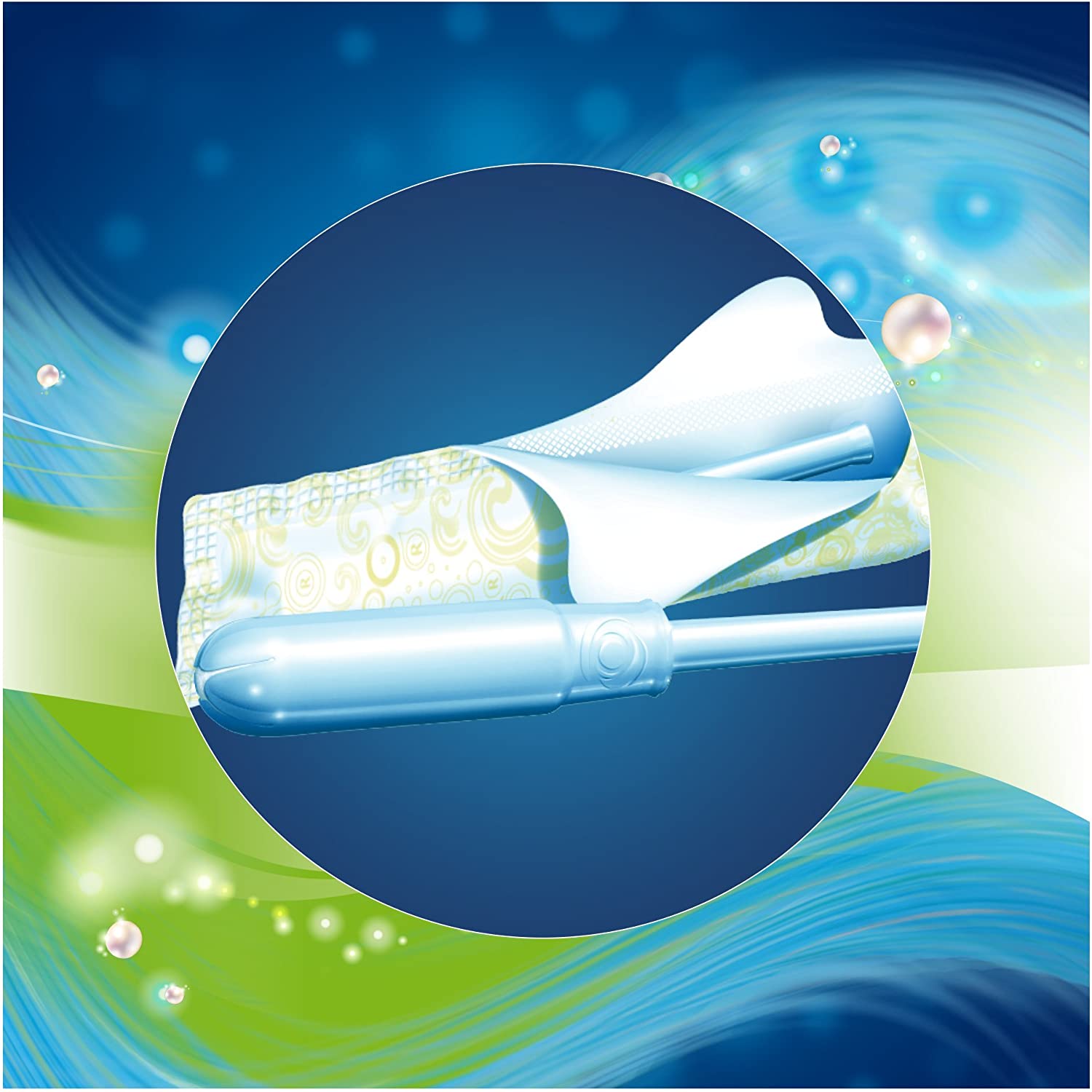 Tampax Pearl Super Tampons Applicator, Smooth, Adapts to Your Body