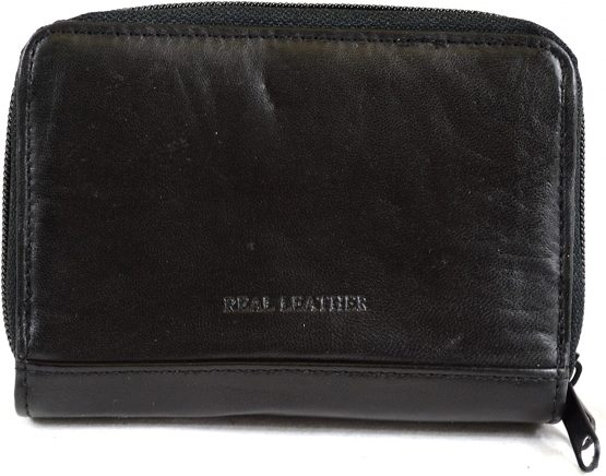 Ladies Super Soft Nappa Leather Bi-Fold Purse with Multiple Compartments and Slots - Image 3