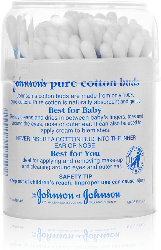 600 Johnson’s Cotton Buds 6 Packs of Original Johnson’s & Johnson’s