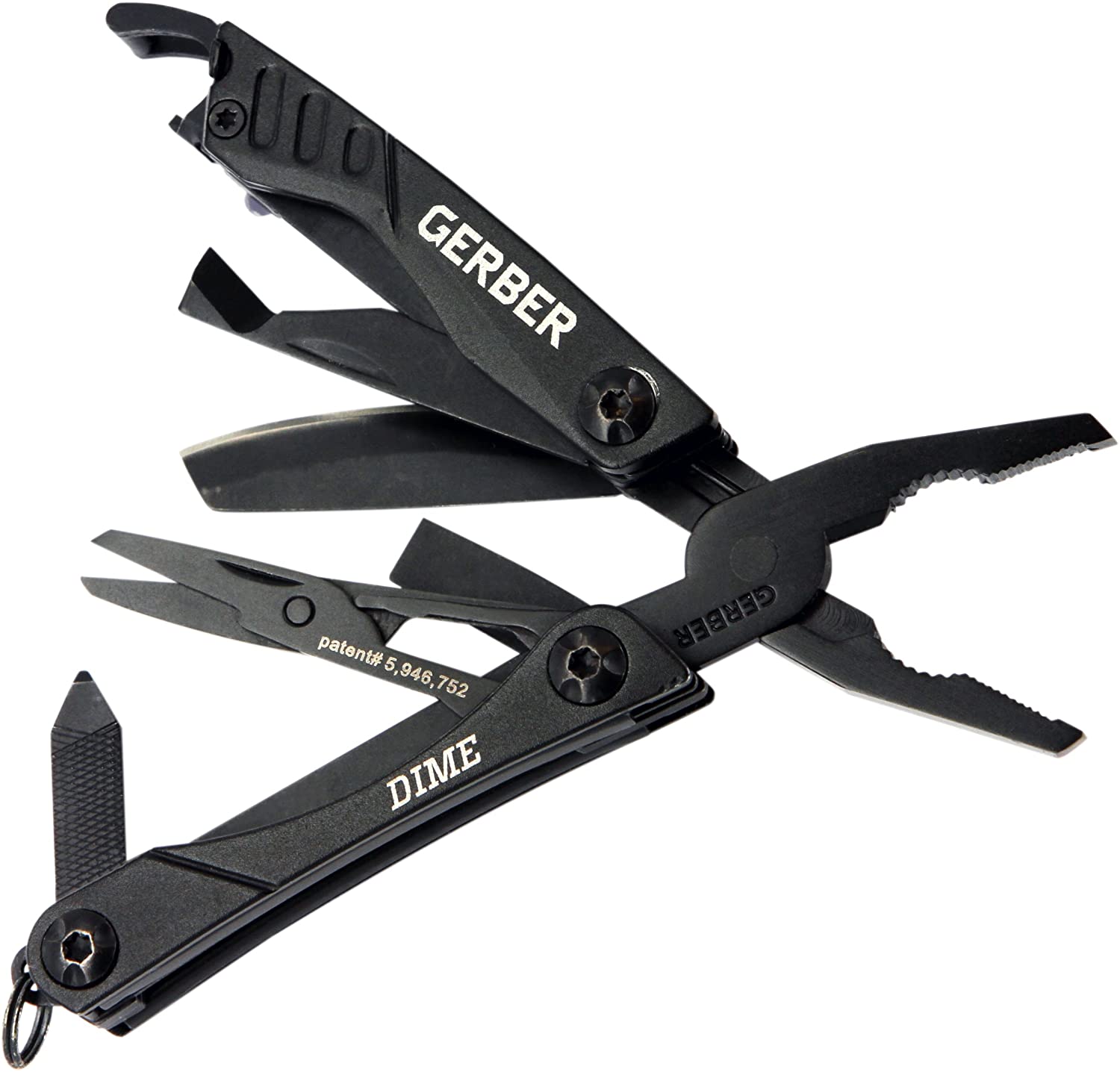 Gerber 31-01134 Dime Mini Multi Tool - Black, One-Size