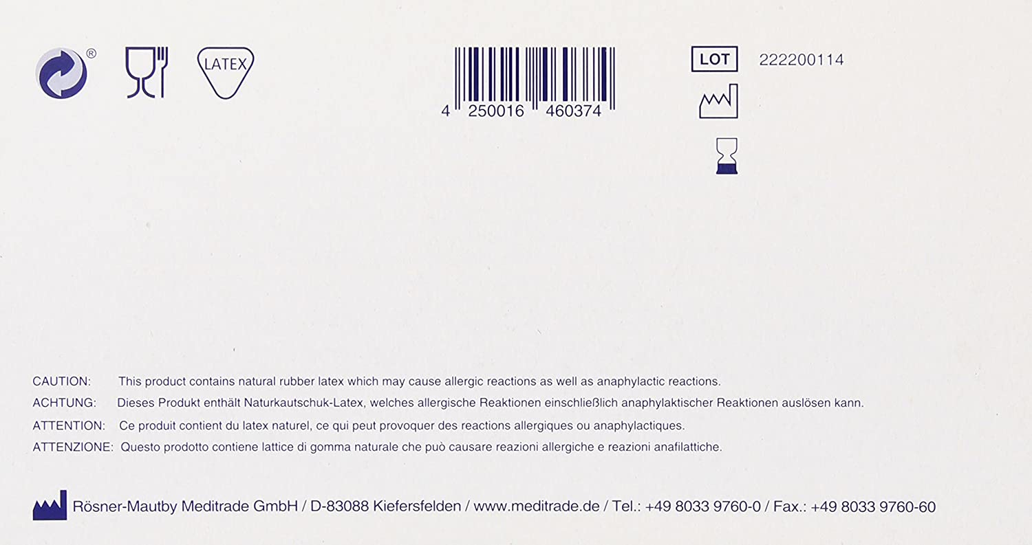 Meditrade Extra Small 1221GRIP Gentle Skin Grip Blue Pack of 100), white, XS - Image 3