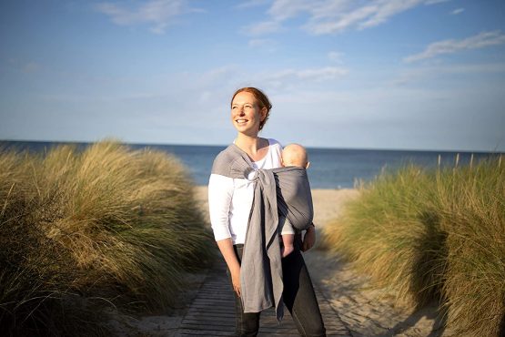 Amazonas Ring Sling Grey Baby Carrier, 600 g - Image 4