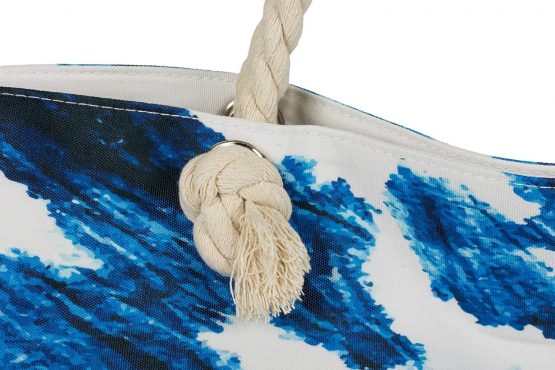 styleBREAKER Ladies XXL Beach bag with batik swivel pattern print, zipper, shoulder bag, shopper 02012344 - Image 4