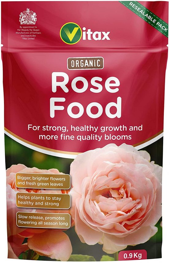 Vitax Ltd 6ORF901 Vitax Organic Rose Feed 0.9KG Resealable Pouch
