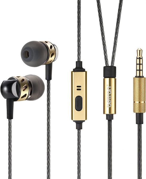 Betron AX5 Earphones, In Ear Headphones Earphones with Microphone, Noise Isolating Earbud Tips, Bass Driven Sound and Carry Case - Image 4