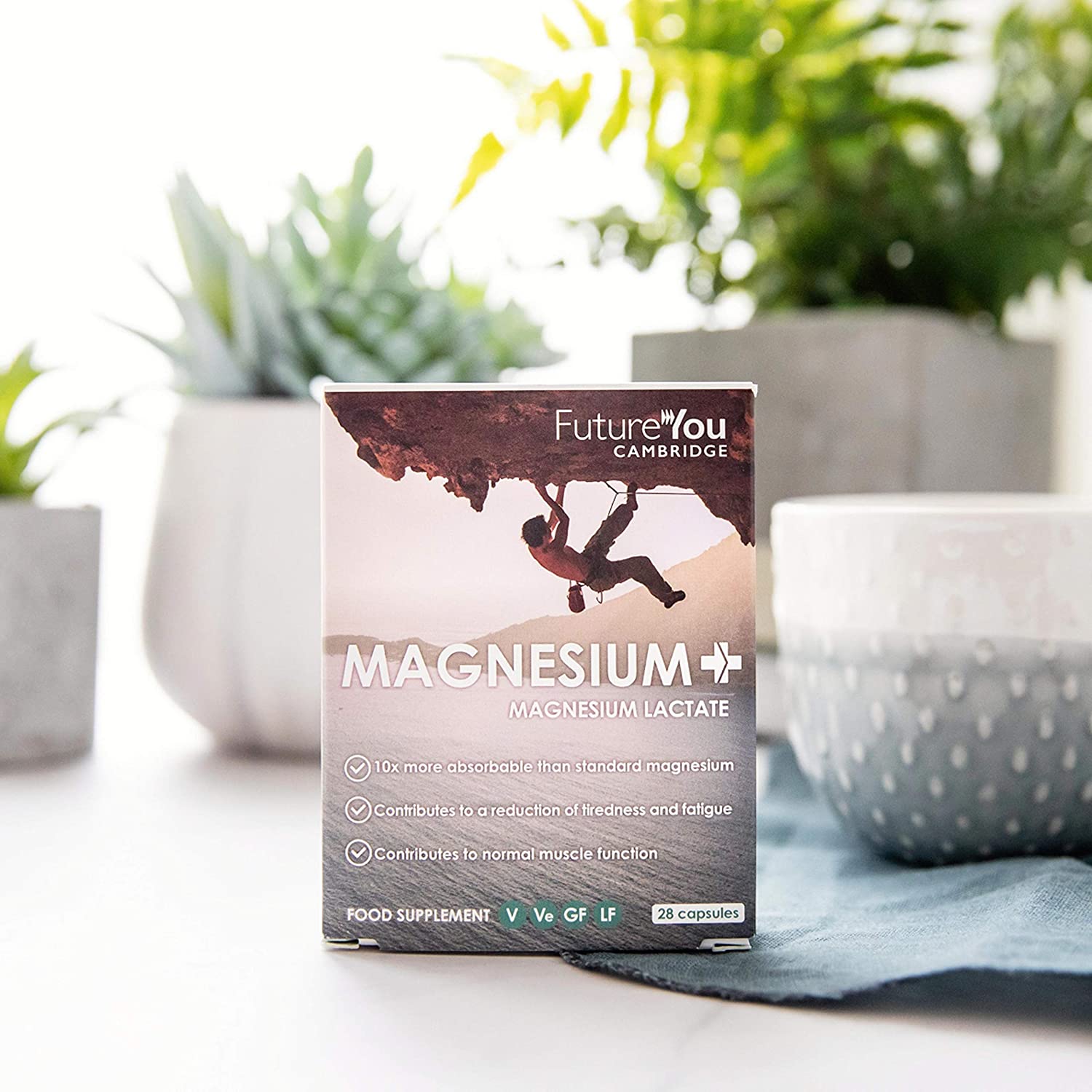 Magnesium+ 575mg Supplement, 28 High Strength Capsules - Image 4