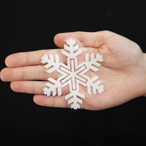 Articlings 42 Original Snowflake Window Clings | Fabulous Static PVC Stickers - Image 4