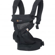Ergobaby Baby Carrier Up to 3 Years with Cool Air Mesh, Onyx Black