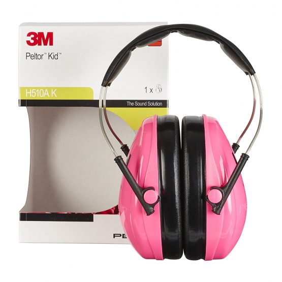 3M PELTOR Kid Earmuffs, 27 dB, Pink, Headband, H510AK-442-RE - Image 4