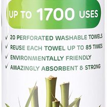 Ecoegg Re-usable Bamboo Towels, White