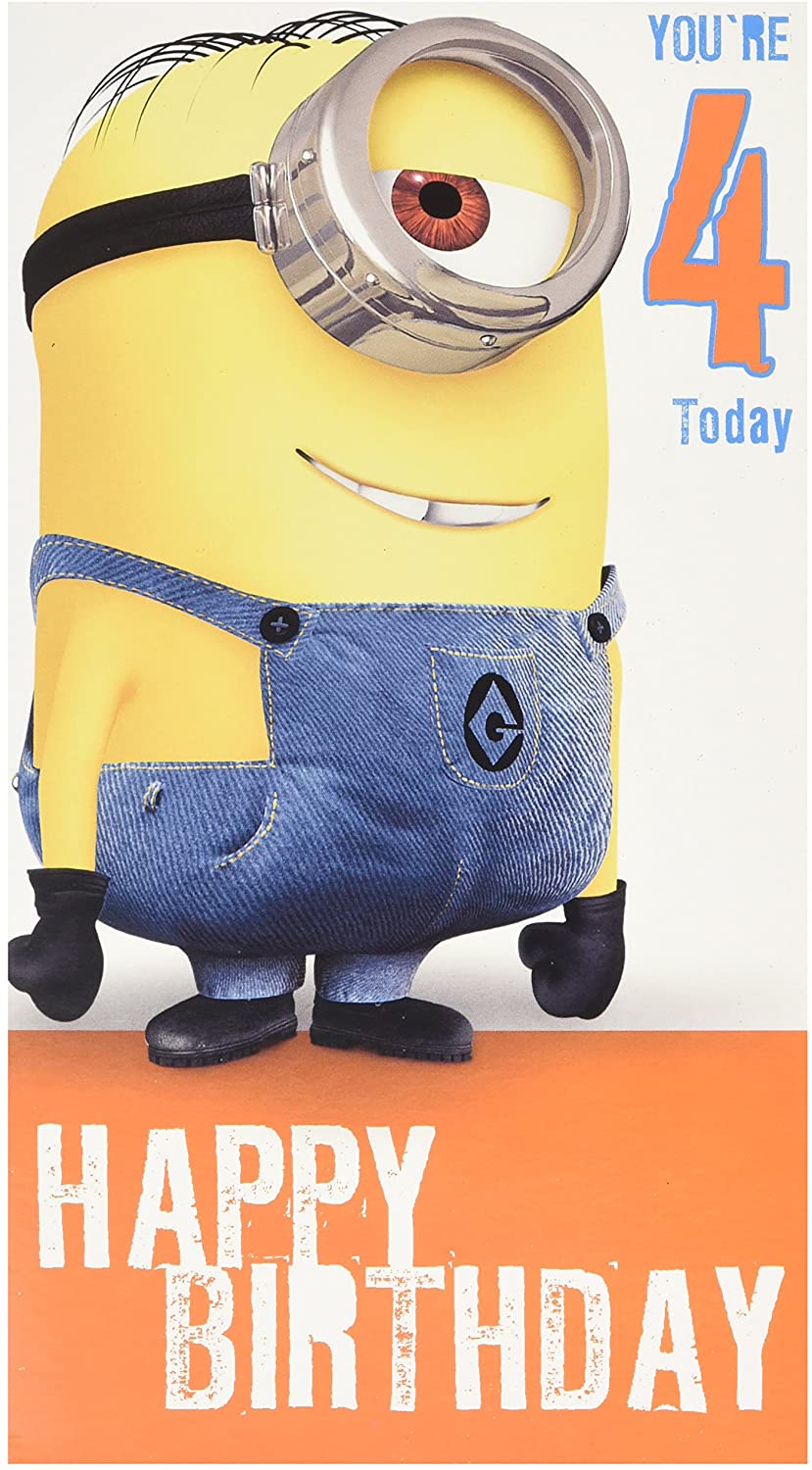 Despicable Me A Humorous Card, Perfect Fans, DE034, Multi Colour