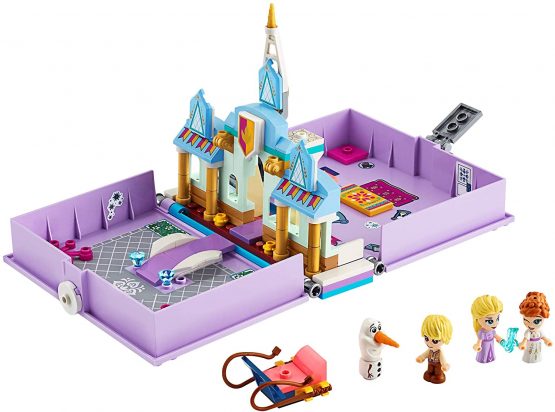 LEGO 43175 Disney Princess Frozen II Anna and Elsa’s Storybook Adventures Playset, Portable Travel Case Toy - Image 3