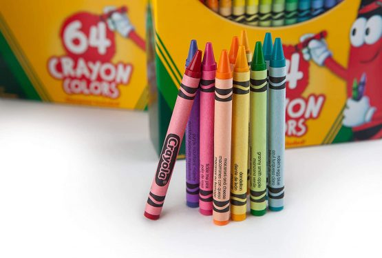 Crayola-52-6448 Set of 64 Crayola Wax Crayons 14 x 12 cm, Multicolour (52-6448), Assorted Colour/Model - Image 3