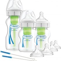 Dr. Brown's Natural Flow Options+ Anti-Colic Baby Bottles Starter Kit