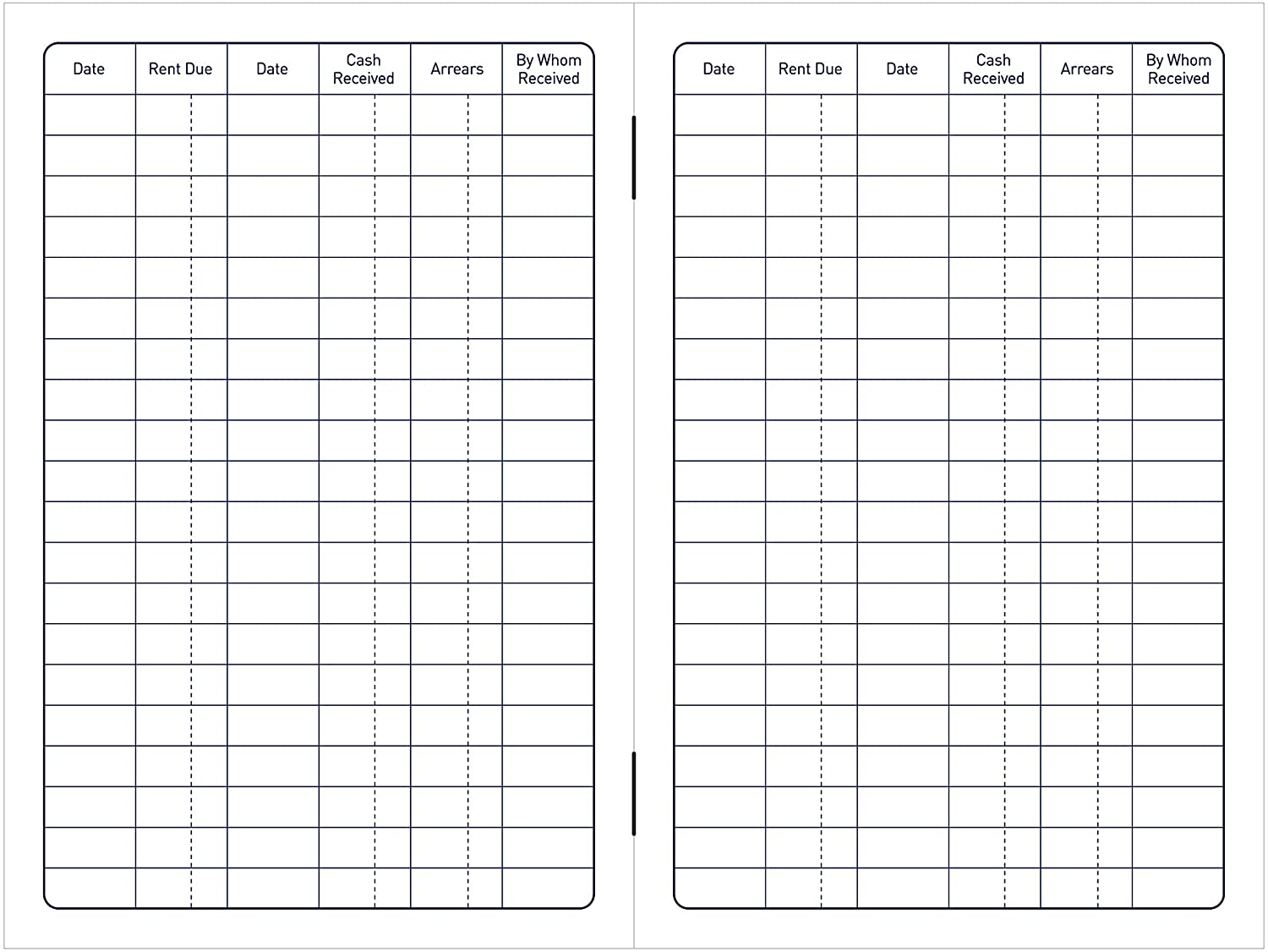 Challenge 165 x 110 mm Weekly Rent Book, Set of 5 – BigaMart