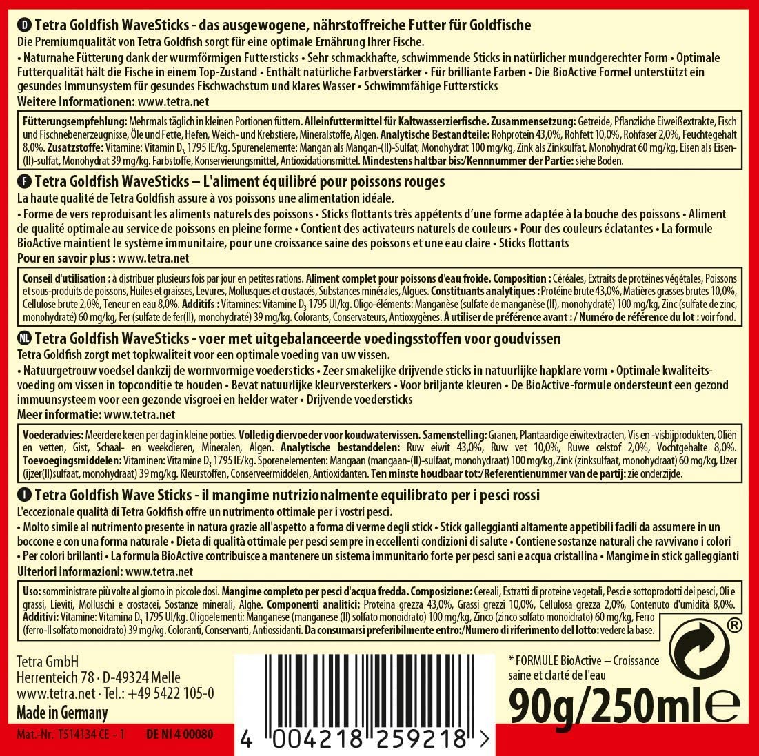 Tetra Goldfish Flakes, 125 ml (Pack of 2) - Image 3