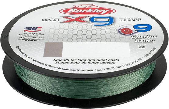 Berkley X9 Lo-Vis Green Braided Fishing Line - Image 4