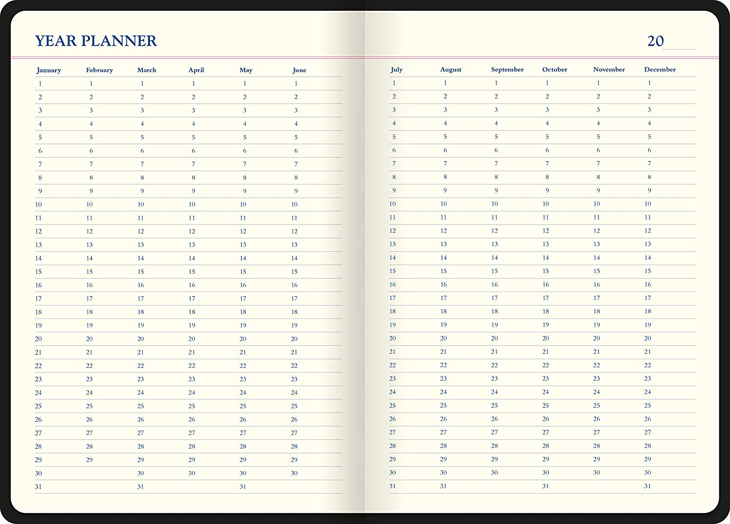 LETTS Icon A5 undated 5 Year Diary - Black - Image 4