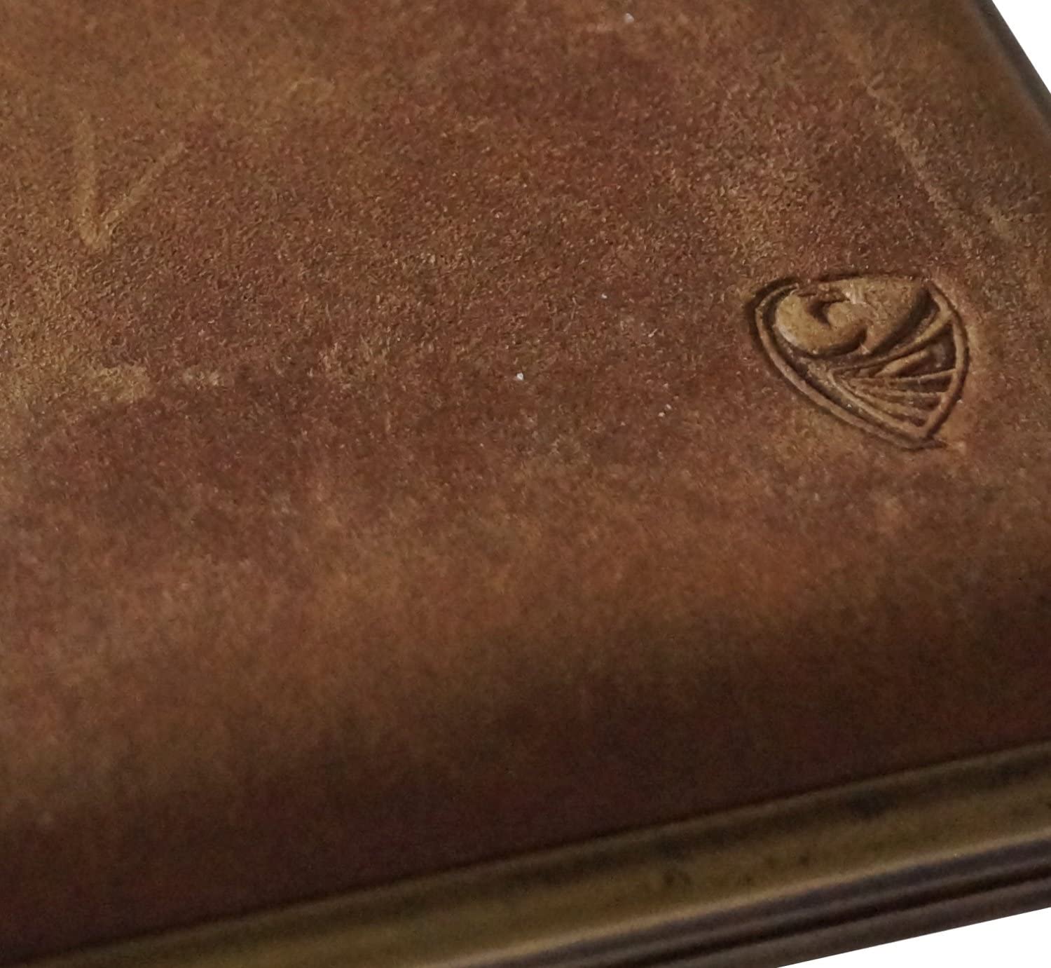 GERMANUS Cigarette Case: "Wild Bull", Made in Germany, 100 mm Length, for 80 mm - 100 mm Cigarettes, Brown, 100 mm , 80 mm , 85 mm - Image 3