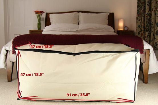 Neusu Strong Bedding Storage Bag (Beige, 200 Litre (91x47x47cm)) - Image 2