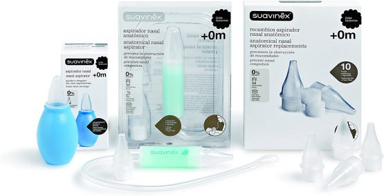 Suavinex 3163258 Anatomical Nasal Aspirator BPA-Free Replacement - Image 2
