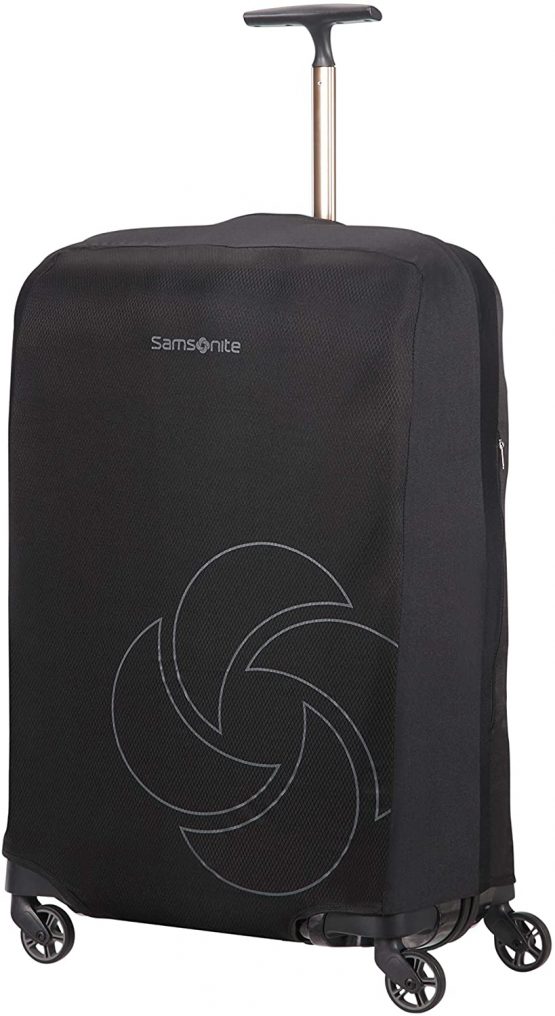 Samsonite Global Travel Accessories Foldable Luggage Cover L, Black