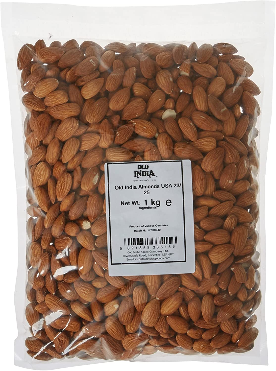 Old India Almonds, 1kg, 1 kg (Pack of 1)