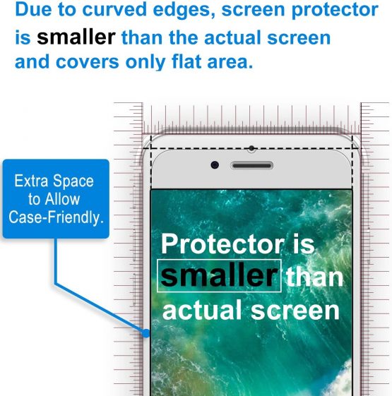 4youquality [2-Pack] iPhone 8 Plus 7 Plus Screen Protector, Premium Tempered Glass Film [LifetimeWarranty][Scratch-Resistant][Anti-Shatter] Screen Protector For Apple iPhone 8 Plus and iPhone 7 Plus - Image 2
