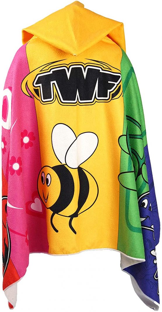 TWF Baby Hooded Swim Towel, Multi, One Size - Image 3