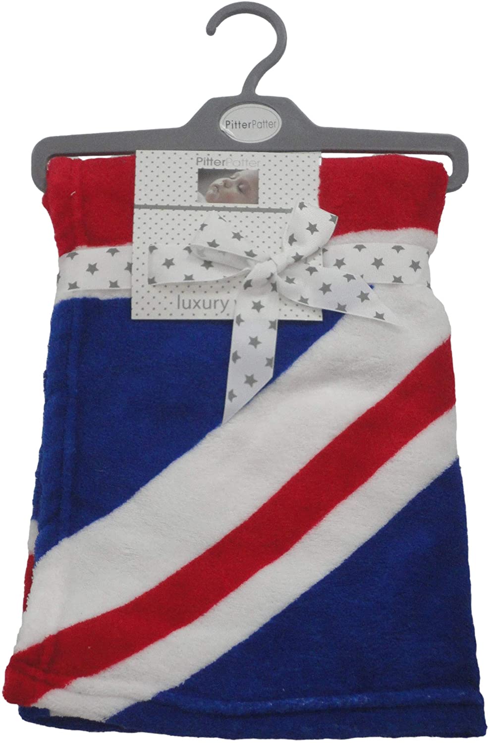 Pitter Patter Union Jack Printed Wrap- 29150(OneSize(75CMX75CM)), Baby - Image 2