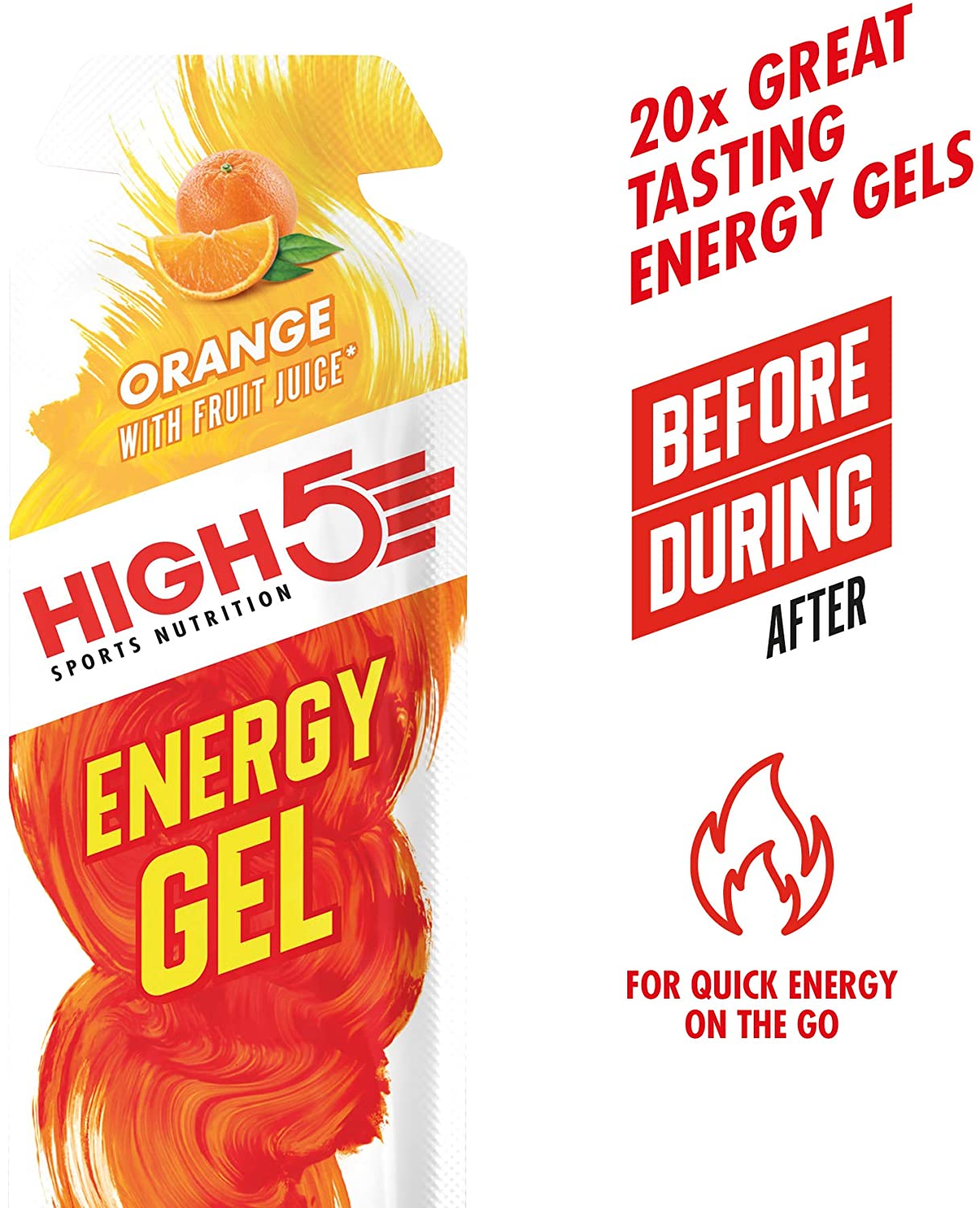 HIGH5 Running Gels Energy, Running Essentials for Quick Release Energy, Natural Fruit Juice & Caffeine-Free - Image 3