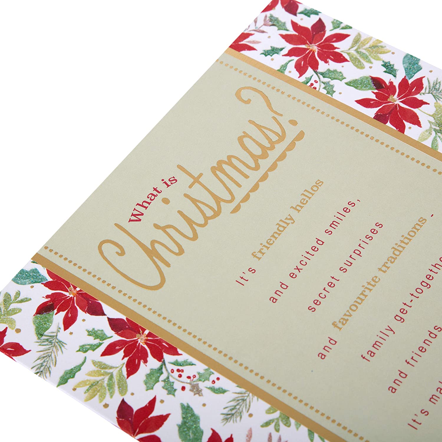 Hallmark 25491286 Medium Christmas Card "Favourite Traditions" - Image 3